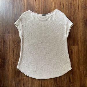 Talbots 100% Linen Short Sleeve Sweater